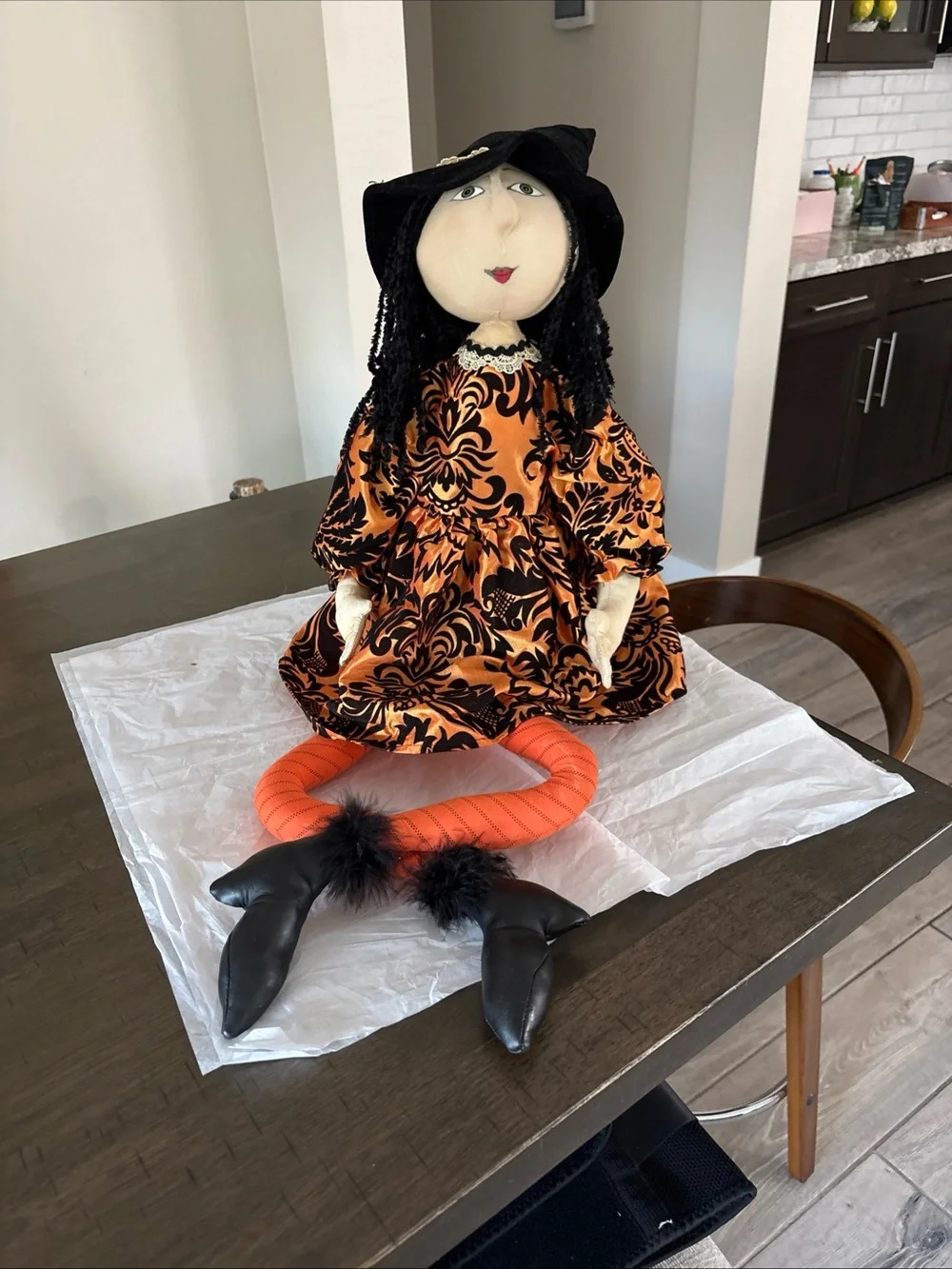 Plush Witch Sharon Battyboots 2018 Halloween Figurine Sitting Holiday